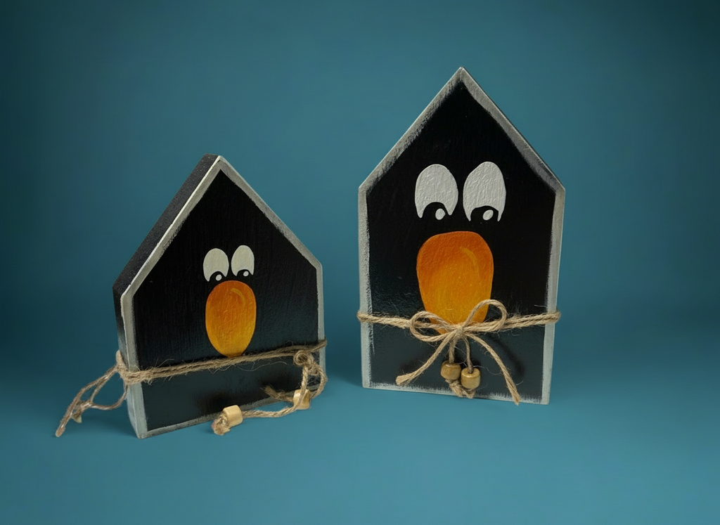 Crows block set of 2