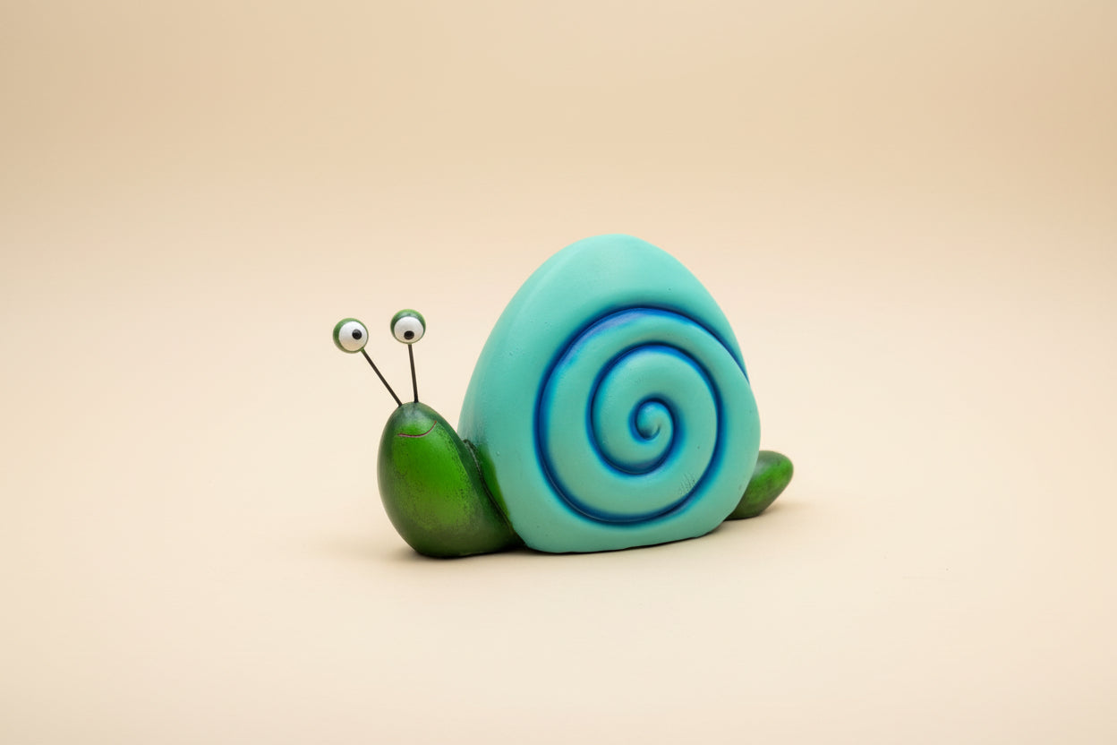Blue and Green Snail