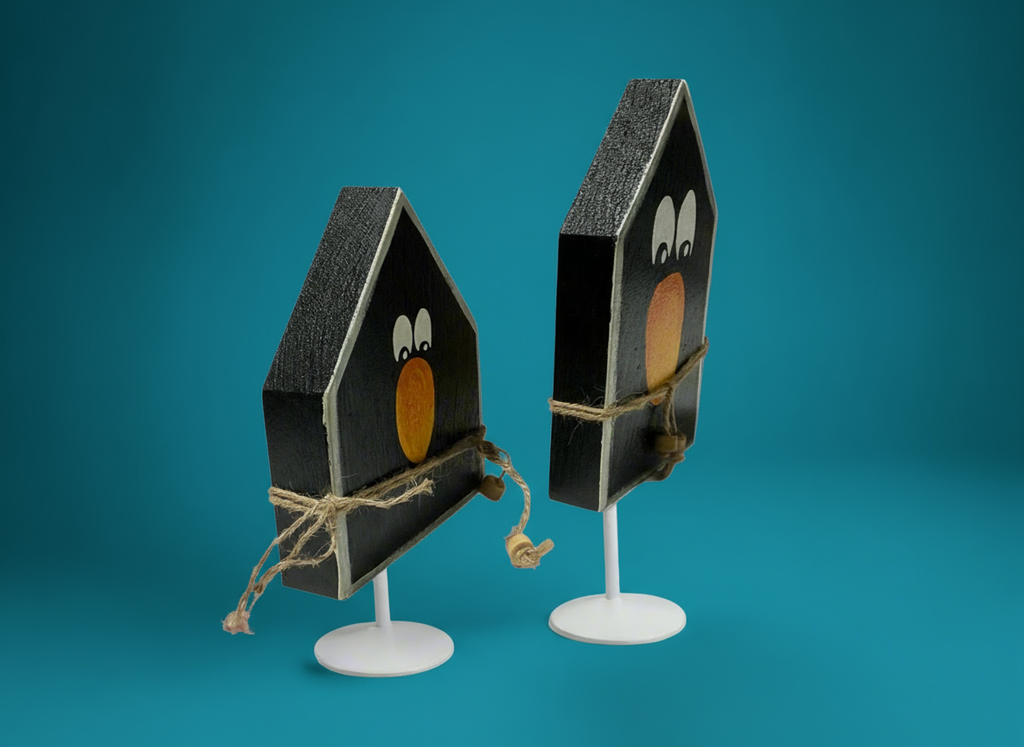 Crows block set of 2