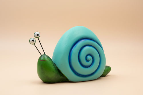 Blue and Green Snail
