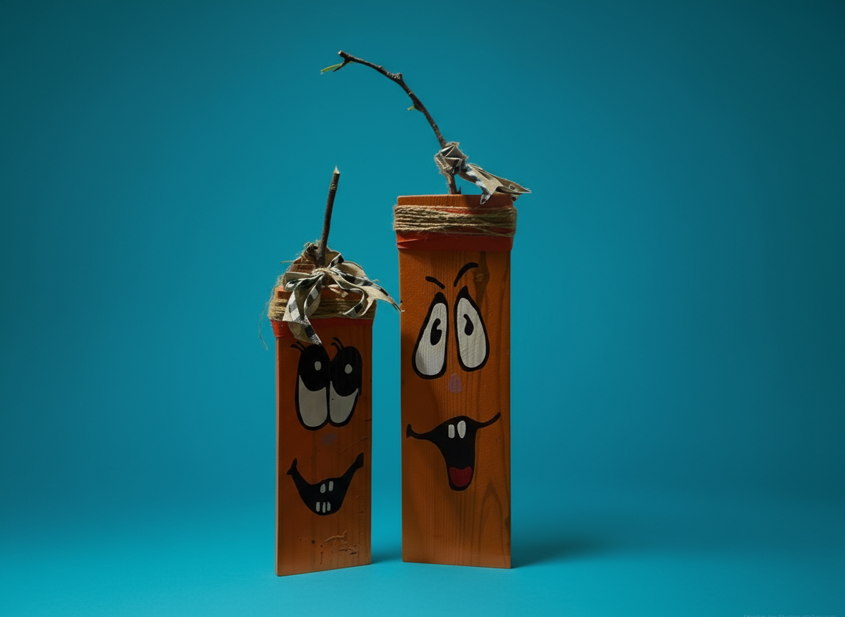 Pumpkin monster set of 2